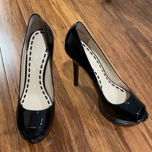 LIKE NEW Enzo Angiolini Eatanen Black Patent Leather Heel